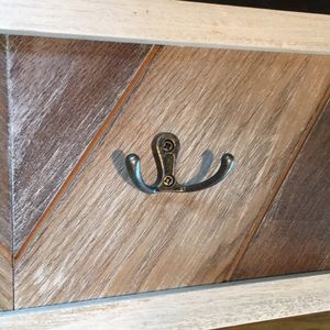 None Accents - Coat hook / key hook with chalkboard None Accents - Coat hook / key hook with chalkboard